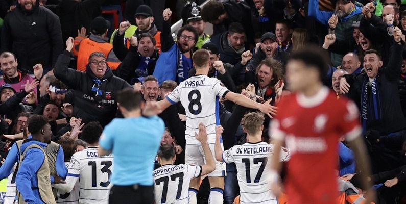 Liverpools ubeseirede hjemmerekord ble avsluttet av Atalanta